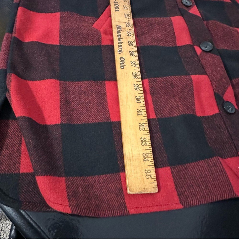NWT Torrid Red and Black Checkered Utility Shacket Jacket - Picture 12 of 12